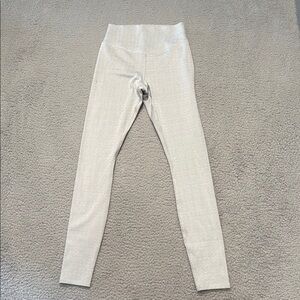 Vuori Women’s Ribbed Textured High Waisted Stretch Leggings Pants Size XS